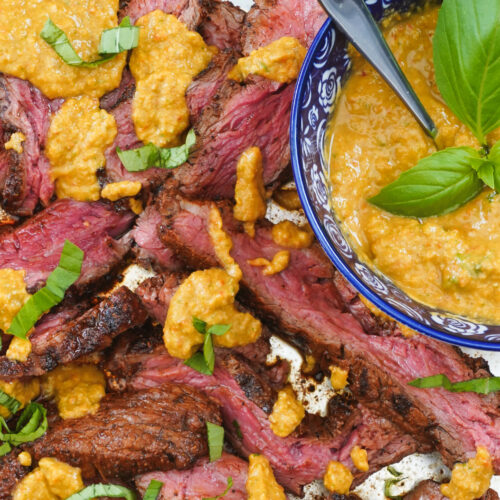 Ribeye Cap with Sicilian Red Pesto The Grill Dads