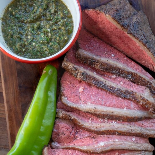 Flank Steak with Mojo Gremolata